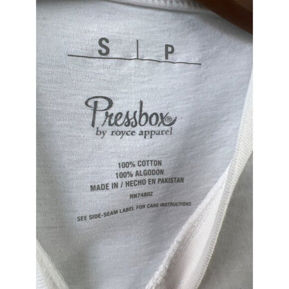 Pressbox T-Shirt Size Small Michigan State Spartans White Green Graphic Tee Logo - Picture 3 of 5